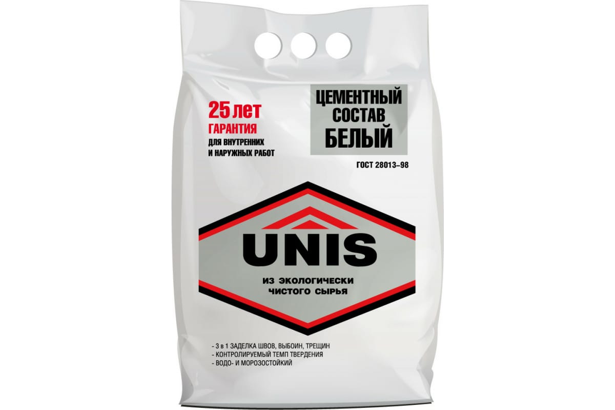 Цементный состав серый unis 5кг