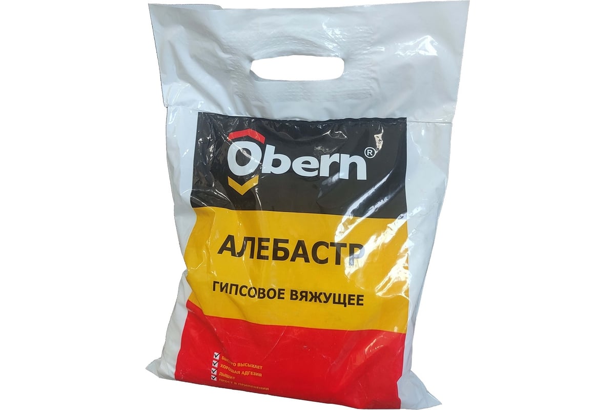 Алебастр Obern 5 кг 21820 - выгодная цена, отзывы, характеристики, фото ...