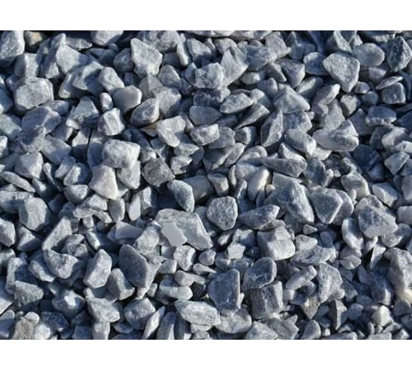 Мраморная крошка БСТ-МИНЕРАЛС фракция 10-20 мм, серо-голубая, 25 кг STD_MSK_00027