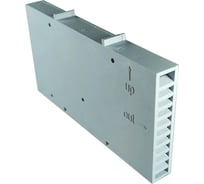 Вентиляционный короб Росдюбель 60x115x12, серая, 100 шт 20-1010