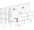Вентиляционная коробочка Bricko V-Box 115, 115х10х60 мм, песчанно-коричневая, ПВХ, коробка 120 шт. 117647 2