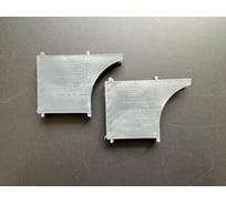 Вентиляционная коробочка Bricko V-Box 90, 60x10x90, светло-серая, ПВХ, 60 шт/ уп, 119738