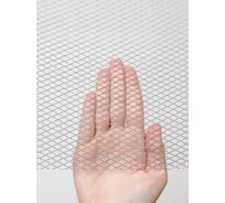 Cетка Фабрика сеток "Железный слон" цпвс, от грызунов, усиленная, оцинкованная, стороны ячейки 5x5 мм, перемычка 0.7 мм, 1250x10000 мм, для защиты каркасного дома, вентиляции, теплицы, грядок от мышей, крыс, кротов, птиц PVS000153 MP5-5-05x07-1.25-10Z