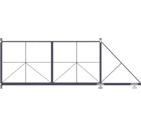 Ворота откатные Русская Свая для проема 4500x2000 мм VO-4500