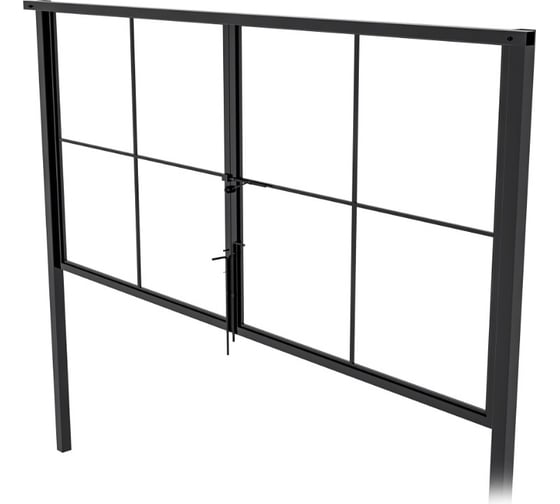 Ворота распашные Русская Свая для проема 1850x4500 мм VR-4500