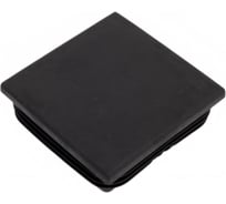 Заглушка для труб 23 Болта квадратная, 60x60 мм, черная, 10 шт. 26-0264