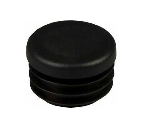 Заглушка для труб 23 Болта круглая, d 32 мм, черная, 10 шт. 26-0070