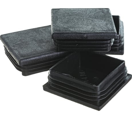 Квадратная заглушка для труб крепежная техника 50х50 мм 4 шт 60028