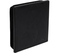 Заглушка для труб внутренняя НАКРЕПКО квадратная черная 80x80 мм, 4 шт. 216818