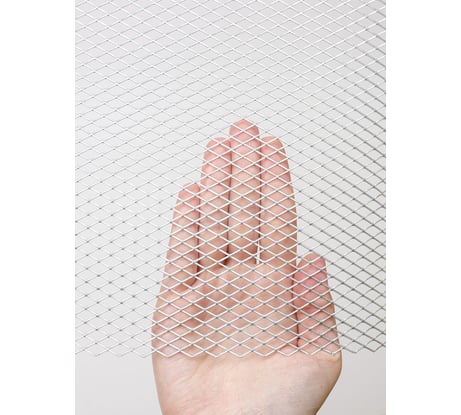 Cетка от грызунов Фабрика сеток "Железный слон" ячейка 5x5 мм оцинкованная рулон 1x7м просечно-вытяжная для защиты каркасного дома вентиляции теплицы грядок от мышей, крыс, кротов, птиц, ЦПВС 1007-05-05-1-7Z