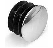 Заглушка для труб КРЕП-КОМП круглая, D=16 мм, хром, 50 шт. 28-0005