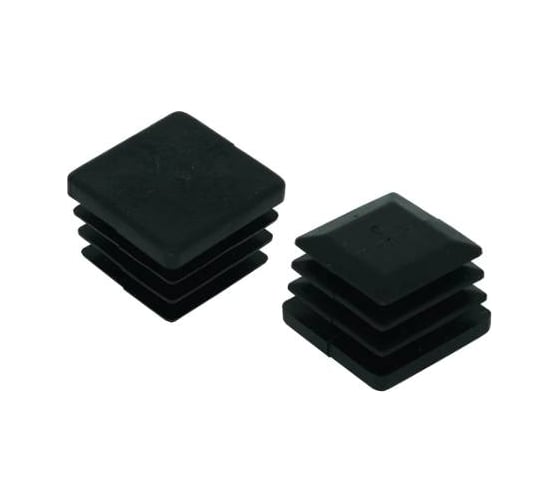 Заглушка ЦКИ 80x80 мм, черная, 5 шт. 33872