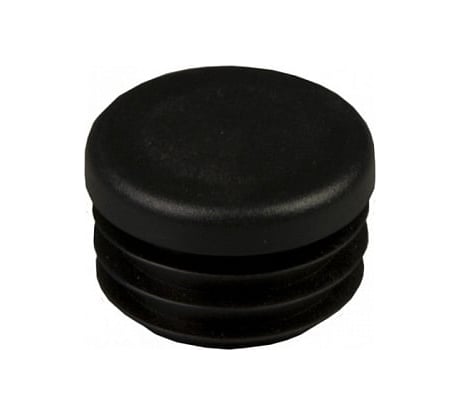Заглушка для труб 23 Болта круглая d 40 мм черная, 50 шт. 26-0090ф50