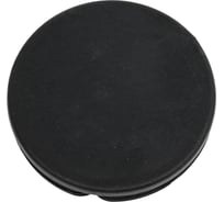 Заглушка для труб 23 Болта круглая d 76 мм черная, 10 шт. 26-0140