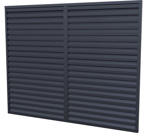 Секция ограждения МЕТАЛЛИК и КО ВЕРШИНА 2000x2500 (RAL 7024) О0000115599