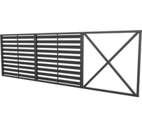 Комплект жалюзи ворот МЕТАЛЛИК и КО ГОРИЗОНТ 2000x4000 RAL 7024 О0000134442