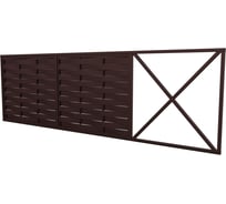 Комплект жалюзи ворот МЕТАЛЛИК и КО УТЁС 2000x4000 RAL 8017 О0000134441