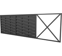 Комплект жалюзи ворот МЕТАЛЛИК и КО УТЁС 2000x4000 RAL 7024 О0000134440