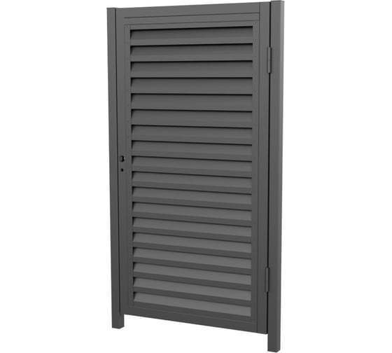Комплект Жалюзи калитки МЕТАЛЛИК и КО ВЕРШИНА 2000x1000 RAL 7024 О0000134445