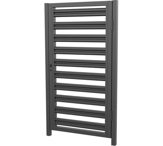 Комплект Жалюзи калитки МЕТАЛЛИК и КО ГОРИЗОНТ 2000x1000 RAL 7024 О0000134450