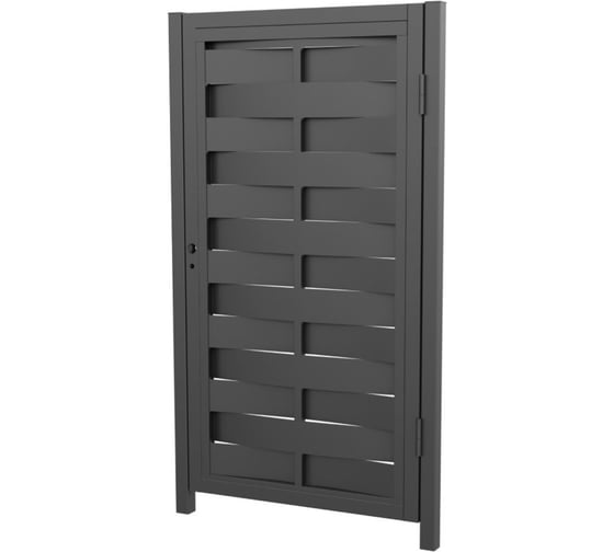 Комплект Жалюзи калитки МЕТАЛЛИК и КО УТЁС 2000x1000 RAL 7024 О0000134448 1