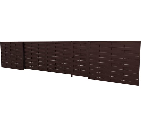 Комплект Жалюзи калитки МЕТАЛЛИК и КО УТЁС 2000x1000 RAL 8017 О0000134449