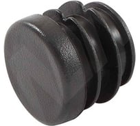 Заглушка для труб ЦКИ D25 черная 25 шт 6428807