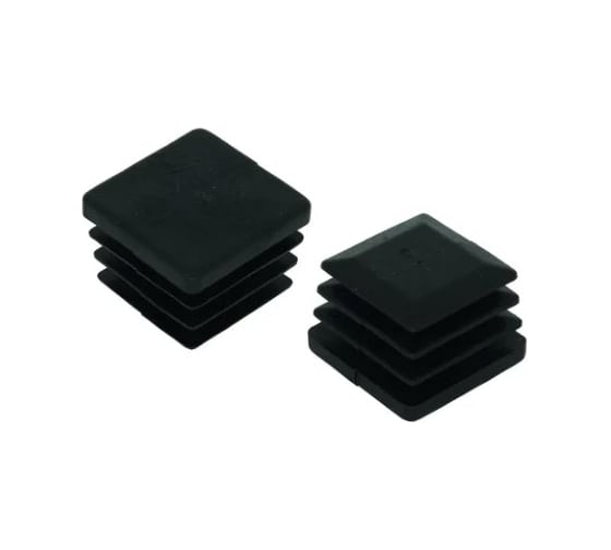 Заглушка ЦКИ 40x40 черная 10 шт 6425207