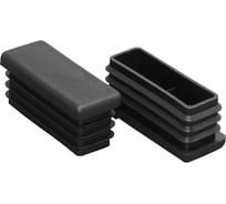 Заглушка ЦКИ 40x25 черная, 10 шт 6425107
