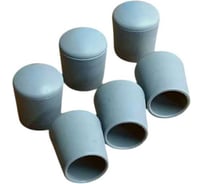 Заглушка для труб 23 БОЛТА наружная, круглая, d 18 мм, серая, 16 шт 26-2092ф16