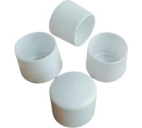 Заглушка для труб 23 БОЛТА наружная, круглая, d 22 мм, белая, 50 шт 26-2114ф50