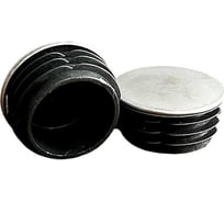 Заглушка для труб 23 Болта круглая d-30 мм хромированная, 10 шт 28-0060ф10