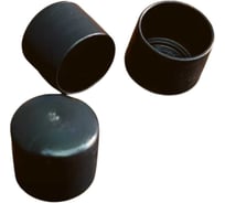 Заглушка для труб наружная круглая 23 Болта диаметр 20 мм черная, 16 шт 26-2100ф16