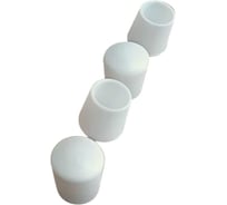 Заглушка для труб наружная круглая 23 Болта диаметр 5 мм белая, 50 шт 26-2024ф50