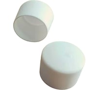 Заглушка для труб наружная круглая 23 Болта диаметр 30 мм белая, 10 шт 26-2144ф10