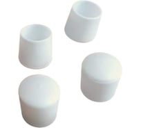 Заглушка для труб 23 Болта наружная круглая d 18 мм белая, 16 шт 26-2094ф16