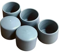 Заглушка для труб 23 Болта наружная круглая d 20 мм серая, 4 шт 26-2103ф4