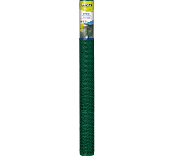 Защитная сетка TENAX SpA Exagon 1x5 м, с шестиугольной ячейкой, цвет зеленый, 00-00002961 1
