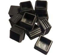 Заглушка ЦКИ 30x30 черная 10 шт 6424907