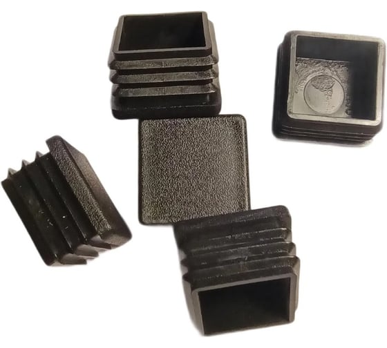 Заглушка ЦКИ 30x30 черная 10 шт 6424907