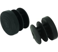 Заглушка для труб ЦКИ D32, черная, 200 шт. 64291