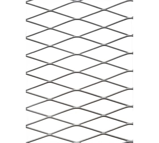 Cетка оцинкованная Фабрика сеток Железный слон ЦПВС ромб 80х30 перемычка 2х2 мм 1250х8000 мм для забора и ограждений 8030-2-2-125-8Z 1