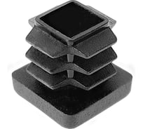 Заглушка пластиковая Миниворкс квадратная 15х15, практичная, цвет белый –  (70 шт.) 15-15ПБС