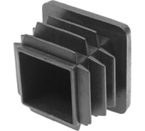 Заглушка пластиковая Миниворкс квадратная 30х30, практичная, цвет серый –  (30 шт.) 30-30ПСС