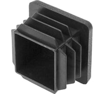 Заглушка пластиковая Миниворкс квадратная 35х35, практичная, цвет белый –  (20 шт.) 35-35ПБС