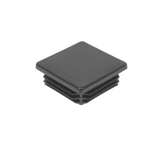 Заглушка пластиковая Миниворкс квадратная 50х50, практичная, стенка 1.0-3.0 мм, цвет зеленый –  (15 шт.) 50-50ПЗС 1