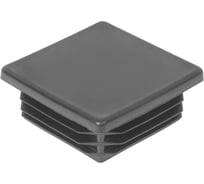 Заглушка пластиковая Миниворкс квадратная 60х60, практичная, стенка 0.8-3.5 мм, цвет зеленый –  (15 шт.) 60-60ПЗС