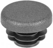 Заглушка пластиковая Миниворкс круглая Ø25, практичная, серия ILT, стенка 3.0-5.0 мм, цвет черный –  (20 шт.) ILT25+3,5