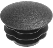 Заглушка пластиковая Миниворкс круглая Ø22, декоративная, серия ILTB, стенка 1.8-4.0 мм, цвет черный –  (15 шт.) ILTB22+1,8