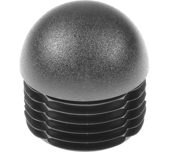 Заглушка пластиковая Миниворкс круглая Ø76,2 мм, сферическая, серия ILTT, цвет черный –  (1 шт.) ILTT76.2 1